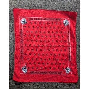 Georgia Boots Bandana Hankie Handkerchiefs Biker Red